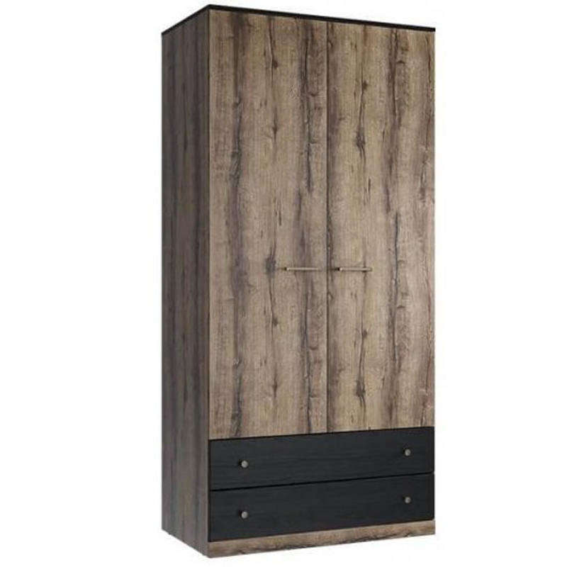 Шкаф Frederick Wardrobe две двери Дуб темный Шкаф Frederick Wardrobe две двери Дуб темный в Барнауле | Loft Concept