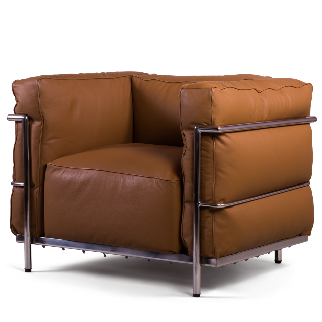 Кресло Le Corbusier LC3 brown Коричневый Кресло Le Corbusier LC3 brown Коричневый в Барнауле | Loft Concept