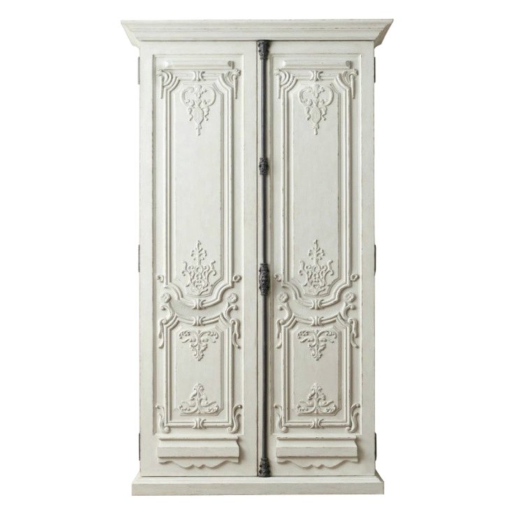 Шкаф French Distressed White Белый Шкаф French Distressed White Белый в Барнауле | Loft Concept