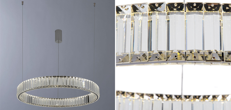 Хрустальная Люстра Crystal Ring Хром Хрустальная Люстра Crystal Ring Хром - Loft-Concept в Барнауле