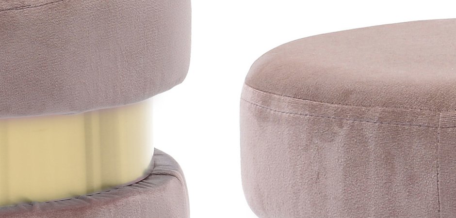 Пуф Golden Belt Dusty Rose Пуф Golden Belt Dusty Rose - Loft-Concept в Барнауле
