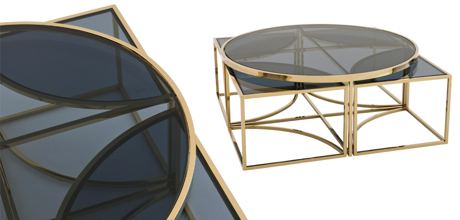 Кофейный стол Eichholtz Coffee Table Padova Gold Кофейный стол Eichholtz Coffee Table Padova Gold - Loft-Concept в Барнауле