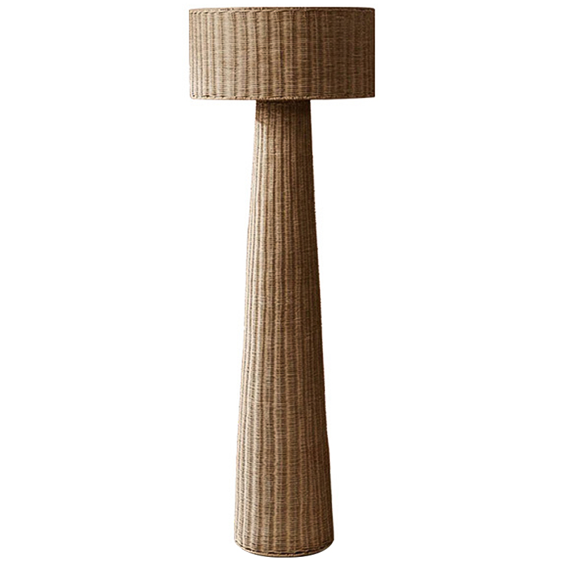 Торшер Wicker Furniture Poe Floor Lamp Коричневый Торшер Wicker Furniture Poe Floor Lamp Коричневый в Барнауле | Loft Concept