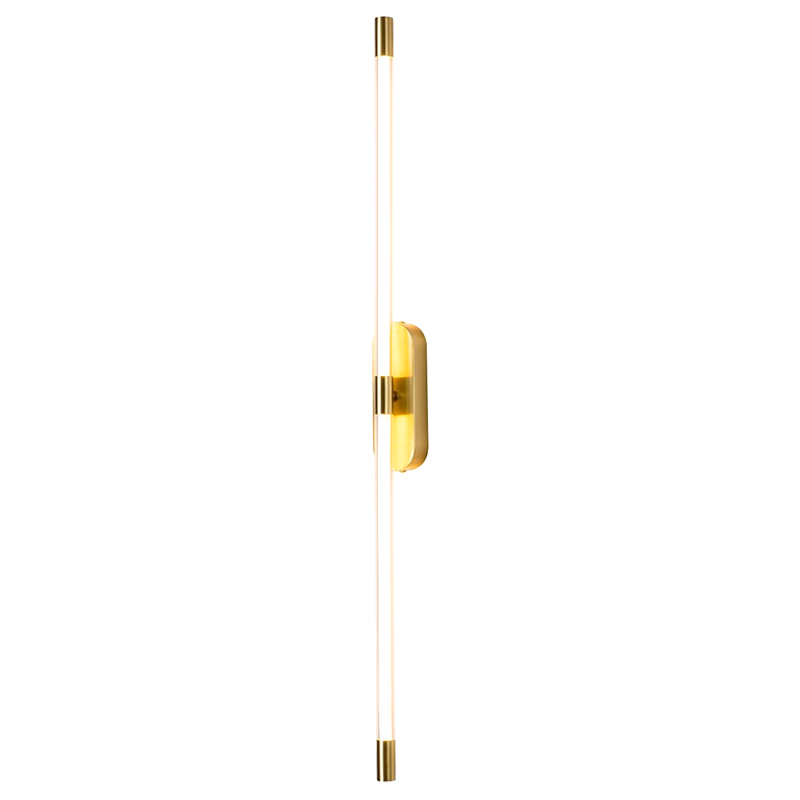 Бра Trumpet tube Double Золотое 80 см Золотой Белый Бра Trumpet tube Double Золотое 80 см Золотой Белый в Барнауле | Loft Concept