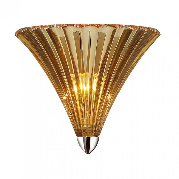 Бра Corsica Wall Lamp Amber Золотой Бра Corsica Wall Lamp Amber Золотой в Барнауле | Loft Concept