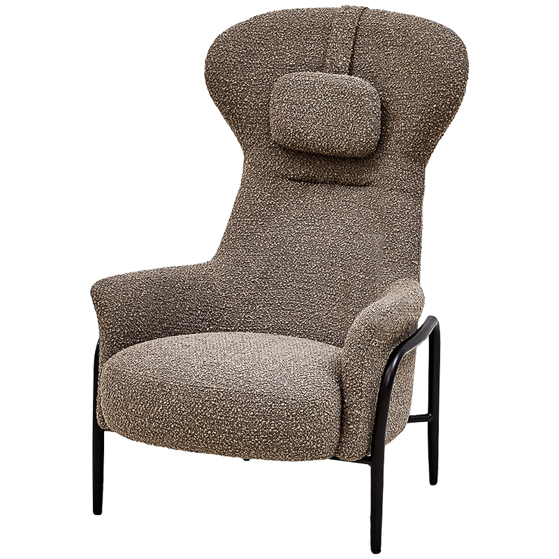 Кресло Alani Chair Черный Коричневый Кресло Alani Chair Черный Коричневый в Барнауле | Loft Concept