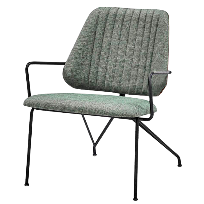 Кресло William Chair Черный Голубой пастельный Карамель Кресло William Chair Черный Голубой пастельный Карамель в Барнауле | Loft Concept