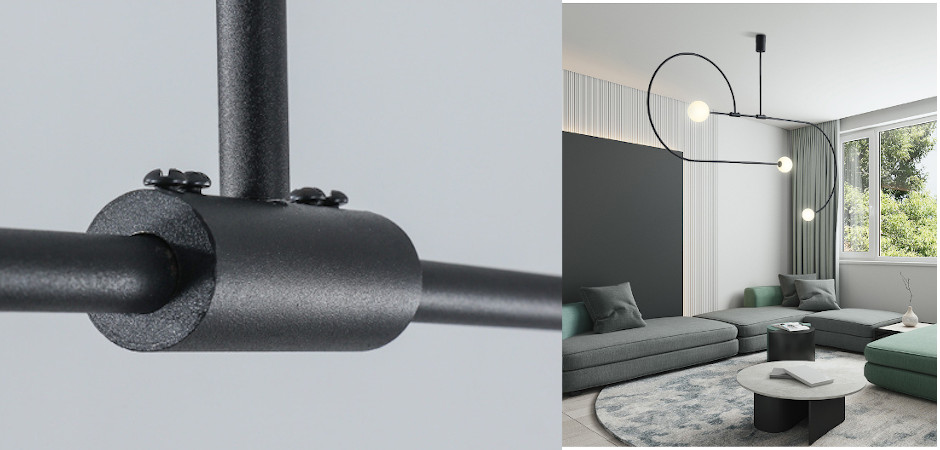 Люстра Fontana Amorosa Three Vortex Black Люстра Fontana Amorosa Three Vortex Black - Loft-Concept в Барнауле