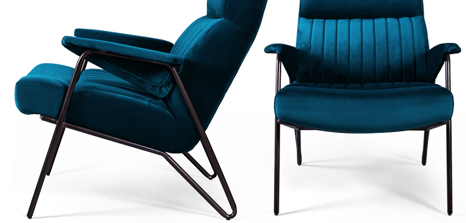Кресло Solonar blue Кресло Solonar blue - Loft-Concept в Барнауле