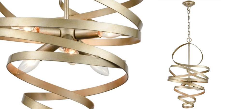 Люстра Metal Curly Ribbon Люстра Metal Curly Ribbon - Loft-Concept в Барнауле