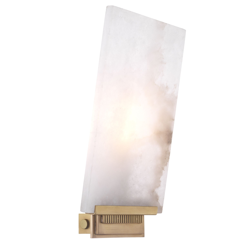 Бра Eichholtz Wall Lamp Mantra Латунь Античная полированная Белый Бра Eichholtz Wall Lamp Mantra Латунь Античная полированная Белый в Барнауле | Loft Concept