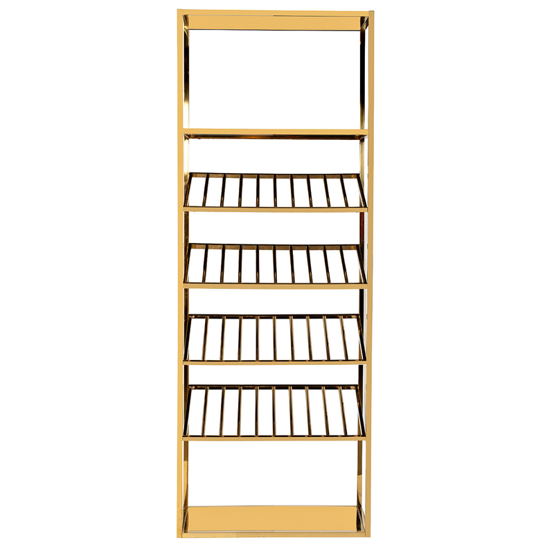 Стеллаж для хранения вина Raul Rack Gold Глянцевое золото Стеллаж для хранения вина Raul Rack Gold Глянцевое золото в Барнауле | Loft Concept