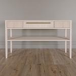 Дизайнерская Консоль с полкой и ящиком Primo Светлый дуб варинант исполнения - 1 | Loft Concept в Барнауле