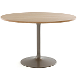 Круглый обеденный стол на одной ножке Remo Round Dining Table варинант исполнения - 1 | Loft Concept в Барнауле