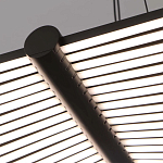 Люстра в виде распахнутых крыльев из тонких металлических планок Flight of Freedom варинант исполнения - 11 | Loft Concept в Барнауле