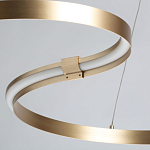 Люстра подвесная светодиодная в виде волнообразной ленты Ribbon Vortex варинант исполнения - 20 | Loft Concept в Барнауле