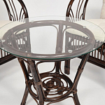 Комплект уличной мебели из ротанга Serenity Dark Brown варинант исполнения - 4 | Loft Concept в Барнауле