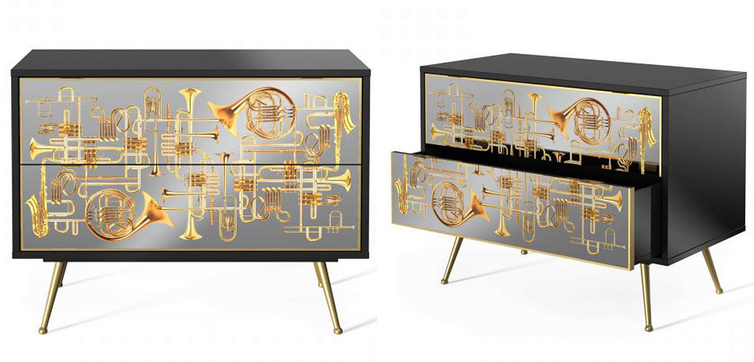 Комод Seletti Chest of Two Drawers Trumpets Комод Seletti Chest of Two Drawers Trumpets - Loft-Concept в Барнауле