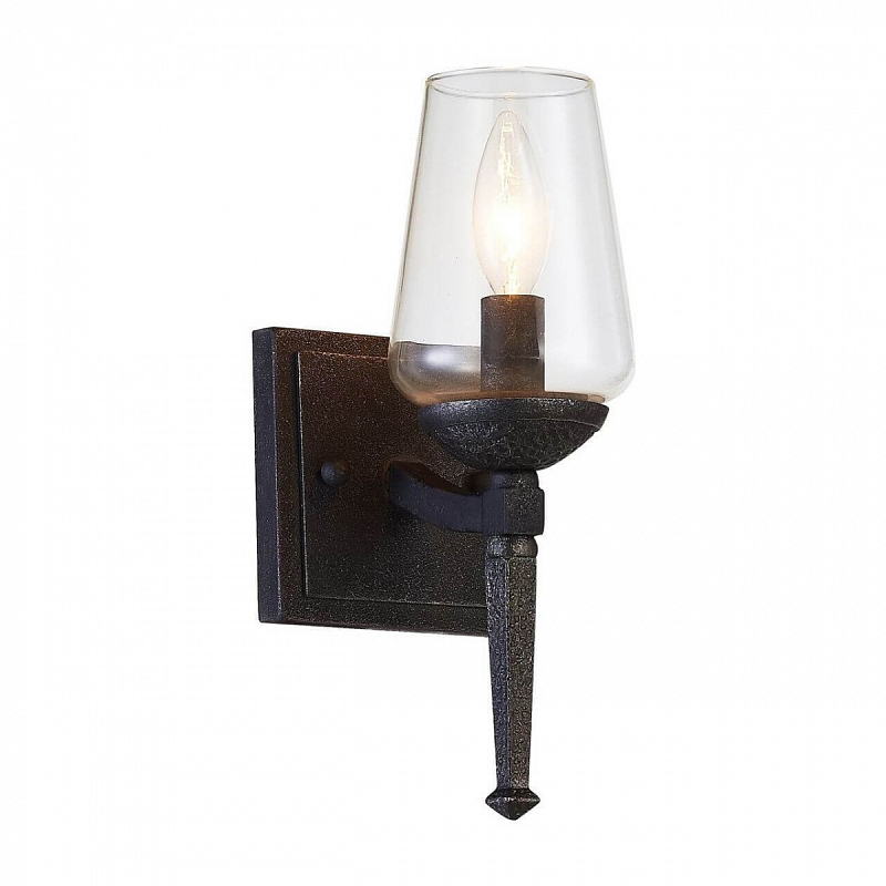 Бра Badoer Loft Sconces Черный Прозрачный Бра Badoer Loft Sconces Черный Прозрачный в Барнауле | Loft Concept