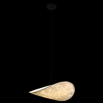 Подвесной светильник с белым тканевым плафоном в форме облака Crystal Cloud Junction варинант исполнения - 3 | Loft Concept в Барнауле