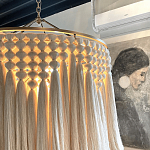 Люстра белая плетеная с кисточками Boho Tassel Chandelier варинант исполнения - 4 | Loft Concept в Барнауле