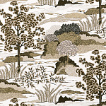 Ткань Velours landscape Beige пейзах N 1190 варинант исполнения - 2 | Loft Concept в Барнауле