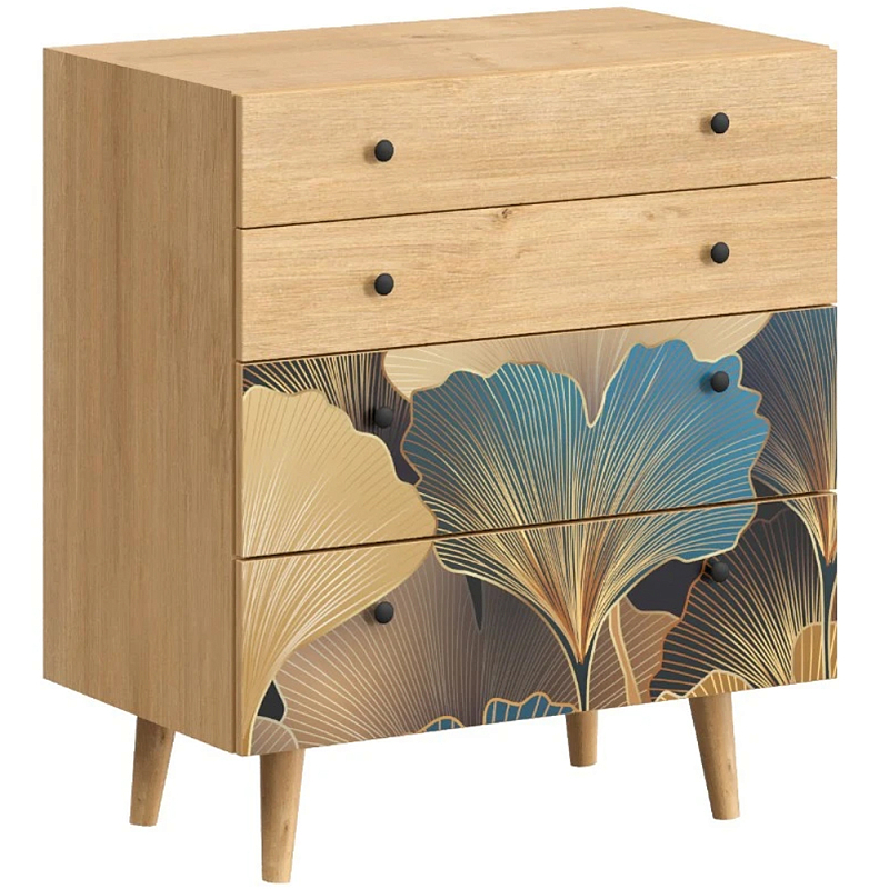 Комод с принтом на ящиках Elise Chest of Drawers Мульти Древесина Комод с принтом на ящиках Elise Chest of Drawers Мульти Древесина в Барнауле | Loft Concept