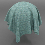 Мебельная ткань Шенилл бирюзовый цвет 142 см T4-61 варинант исполнения - 12 | Loft Concept в Барнауле