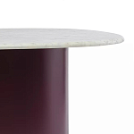 Журнальный столик овальный с мраморной столешницей Decor Showcase варинант исполнения - 3 | Loft Concept в Барнауле