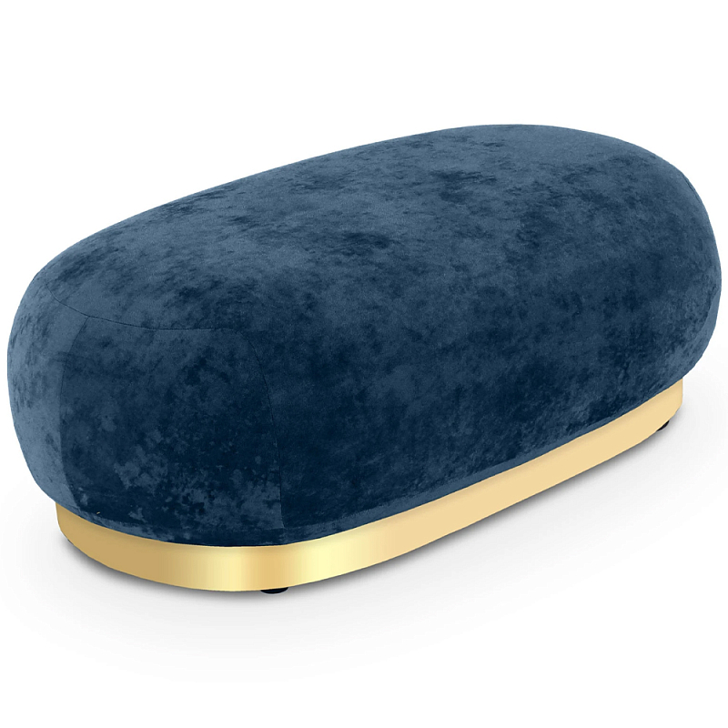 Длинный овальный пуф Ambrose Soft Oval Pouf Мульти в Барнауле | Loft Concept 