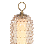 Настольная лампа с факутрным стеклянным плафоном Sonora варинант исполнения - 3 | Loft Concept в Барнауле