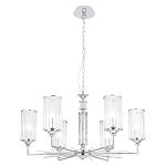 Люстра с 6-ю цилиндрическими стеклянными плафонами Jeanette варинант исполнения - 6 | Loft Concept в Барнауле