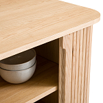 Длинный низкий буфет с 2-мя раздвижными дверцами Toinette Light Cupboard варинант исполнения - 13 | Loft Concept в Барнауле