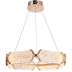 Люстра кольцевая с текстурным природным рисунком IceFlame варинант исполнения - 6 | Loft Concept в Барнауле