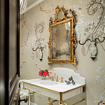 Обои ручная роспись Silk Tree Special Colourway on grey painted Xuan paper варинант исполнения - 2 | Loft Concept в Барнауле