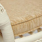 Комплект обеденный из ротанга Eloise grand white варинант исполнения - 12 | Loft Concept в Барнауле