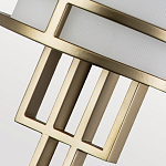 Бра с геометрическим каркасом и матовым белым цилиндрическим плафоном Feiss варинант исполнения - 3 | Loft Concept в Барнауле