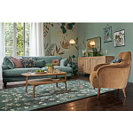 Кресло велюровое горчичного цвета Diaspro Mustard Armchair варинант исполнения - 7 | Loft Concept в Барнауле