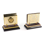 Настольный письменный набор из яшмы и долерита с декором Двуглавый орел Manager Organizer варинант исполнения - 4 | Loft Concept в Барнауле