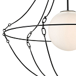 Подвесной светильник из тонких прутьев в форме колокола Forged Thin Rods варинант исполнения - 2 | Loft Concept в Барнауле