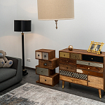 Тумба необычной формы с выдвижными ящиками Shift варинант исполнения - 4 | Loft Concept в Барнауле