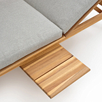 Садовый диван-трансофрмер Kate серый варинант исполнения - 3 | Loft Concept в Барнауле