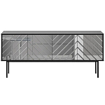 Длинная тумба с зеркальным декором Serena варинант исполнения - 12 | Loft Concept в Барнауле