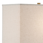 Настольная лампа с корпусом в форме кольца и прямоугольным абажуром French Ring варинант исполнения - 2 | Loft Concept в Барнауле