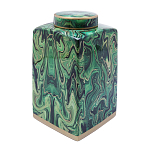 Ваза с малахитовым узором MALACHITE варинант исполнения - 2 | Loft Concept в Барнауле