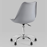 Офисный стул на металлическом основании EGGERY Grey пластик варинант исполнения - 4 | Loft Concept в Барнауле