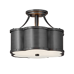 Потолочный светильник с декоративными заклепками Hinkley  варинант исполнения - 1 | Loft Concept в Барнауле