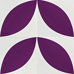 Дизайнерская плитка с узором Лепесток варинант исполнения - 1 | Loft Concept в Барнауле