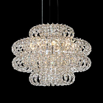 Люстра круглая с россыпью хрусталя Perfection of Diamonds варинант исполнения - 2 | Loft Concept в Барнауле