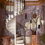 Обои ручная роспись Willow & Waves Original colourway on Edo painted Xuan paper with antiquing варинант исполнения - 3 | Loft Concept в Барнауле